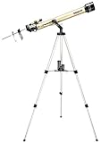 Montaje: altazimutal 1/stab Tasco Luminova Refractor - Telescopio, perla, 60x800mm