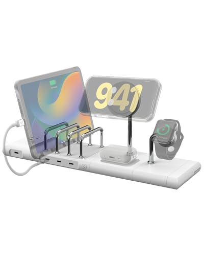 BaseLynx 2.0 Pro Scosche : Station de charge Apple Watch et iPhone MagSafe d'exception