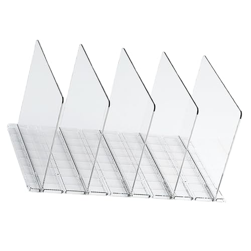 Vdaxvme Separador de estantes multiusos ajustable y resistente, accesorio para organización de armario, separador de almacenamiento transparente