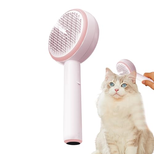 Cepillo pulverizador para gatos, cepillo de vapor para gatos, cepillo multifuncional para perros de vapor con mango ergonómico, suministros de cuidado portátil para interiores al aire libre en tiendas
