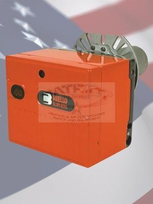 RIELLO C8554115 R40 GAS400 Natural Gas Burner with Short Tube & 3/4" Gas Train