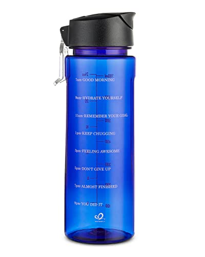 WATERFLY Motivational 24oz Water Bottle