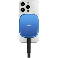 SanDisk Creator SSD per telefono da 1 TB, compatibile con MagSafe, velocit&agrave; di lettura fino a 1000...