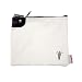 Medication Bag Heavy Canvas Standard Keyed Lock Storage Case White