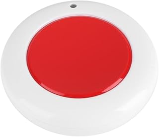 MOUMOUTEN Wireless Remote Transmitter,Remote Control 433MHz RF EV1527 Wireless Remote Control Round Transmitter Button Regulate Wall Mounted(red)