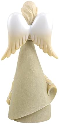 Enesco Foundations Expressions Created in Love Heart Angel Figurine, 7.5 Inch, Multicolor image 5