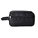 iSuperb Toiletry Bag Travel Organizer Classy Waterproof Portable Wash Gym Shaving Bag for Men 10x6x4inch(Black)