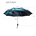 KAAVIYO Blue Starlight Condor Umbrella Windproof Automatic Foldable Umbrells Auto Open Close for Men Women Kids