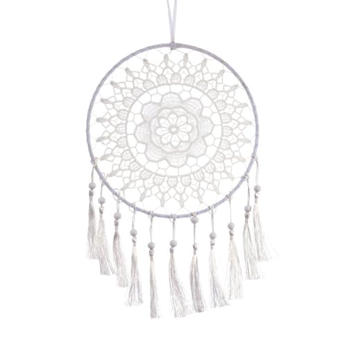 NingPower Acchiappasogni In Macramè All'Uncinetto Acchiappasogni Intrecciato A Mano Da Appendere Alla Parete per La Decorazione Domestica, Decorazione Della Parete Della Camera Da Letto