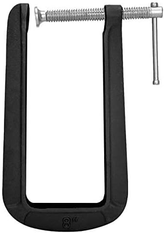 Harbor Freight Tools Paquete de 2 abrazaderas en U de garganta profunda de 8 pulgadas