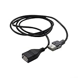 4-Pin USB Adapterkabel für Alpine Navigation und CD-Player – ABS, 100 cm, direkte Passform, langlebige Konstruktion, Auto-USB-Eingangskabel