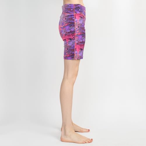 Lakhays Psychadelic Marble Bike Shorts miniatura 2