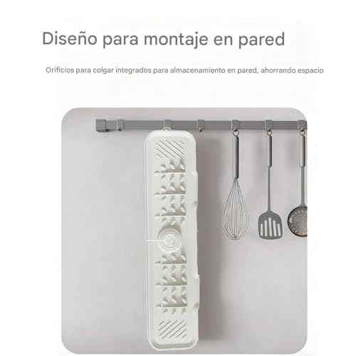 Alfombrilla para grifo de fregadero de cocina de silicona y protector de salpicaduras 3