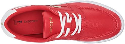Lacoste mens Bayliss Deck Boat Shoe, Red/Wht, 10.5 US | Image 4