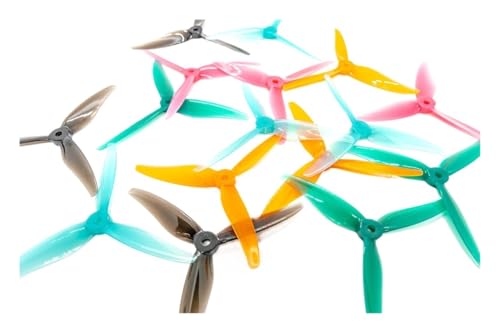4組 51466 5インチ 3ブレードプロペラ プロペラ CW CCW ブラシレスモーター FPV プロペラ FPV レーシングドローン用(4 pair Mixed color)