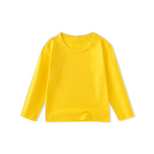 Kids Long Sleeve T-Shirt Soft Crewneck Top for Girls and Boys Comfortable Classic Tee2