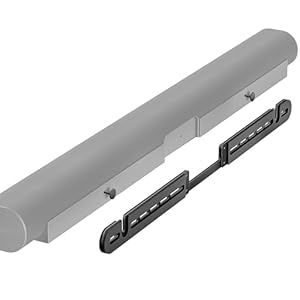 PEGZONE Lautsprecher Wandhalterung kompatibel mit Soundbar SONOS Arc und Arc Ultra, unter dem Fernseher,Traglast: 10kg, schwarz