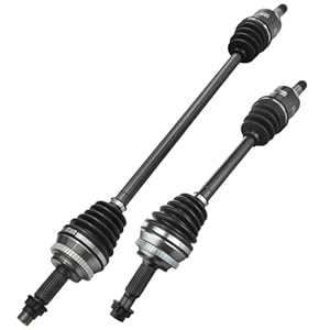 Front CV Axle Shaft Assembly Set Compatible with Toyota 2009-2018 Corolla L4 1.8L, 2003-2013 Matrix, Pontiac 2003-2010 Vibe, Driver and Passenger Side, 665228 665224