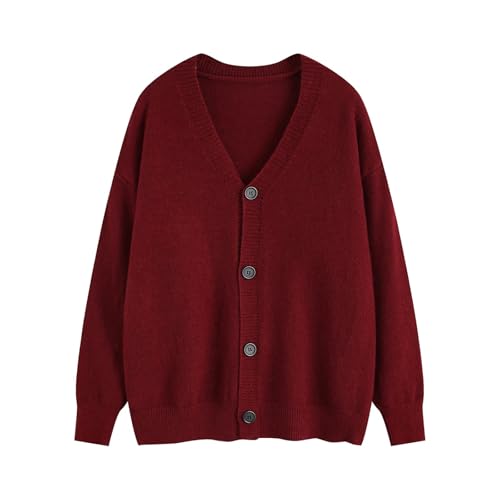 Men's Single-Breasted V-Neck Knit Cardigan – Casual Long Sleeve Stretch Sweater Stylish Outfit3