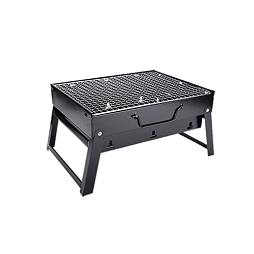 Parrillas de carbón, parrilla de barbacoa al aire libre, plegable, portátil, mini estufa de madera para el hogar, jardín, camping, picnic, fiesta, playa