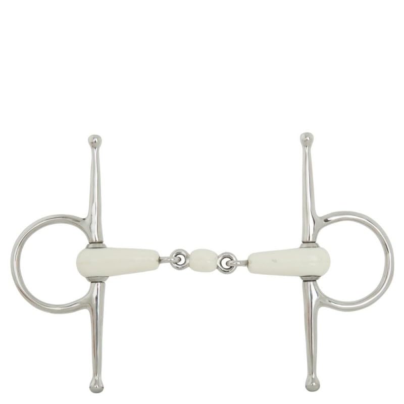 Mors double articulation 18mm BR Combo taille 12.5 pour balade et dresseur