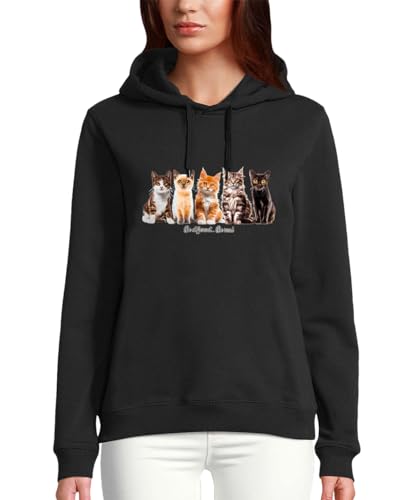 Sweat à capuche chats femme Be Real pour célébrer votre authenticité