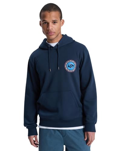 Quiksilver Graphic - Sudadera con Capucha - Hombre - Azul.