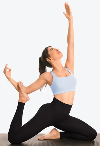 Workout Sets for Women High Waisted Leggings with Cross Back Sports Bra 2 Piece Yoga Outfits Gym Clothes Sets3