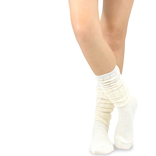 Image of Fashionable Cotton Slouchy Boot Socks for Women and Girls: Long Thigh Highs, Over-the-Knee Highs, and Knee Highs