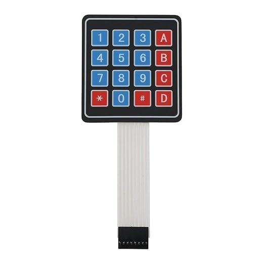 TESTIN ELECTRONICS 4X4 Universal 16 Key Matrix Membrane Keypad-picture-17