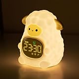 Snooze et affichage réglable : conçu pour une utilisation facile, ce réveil pour enfants permet une simple pression pour répéter cinq minutes de plus, jusqu'à trois fois. Appuyez longuement sur n'importe quel bouton pour éteindre l'alarme, et réglez la luminosité de l'écran sur trois niveaux pour une lueur nocturne confortable.