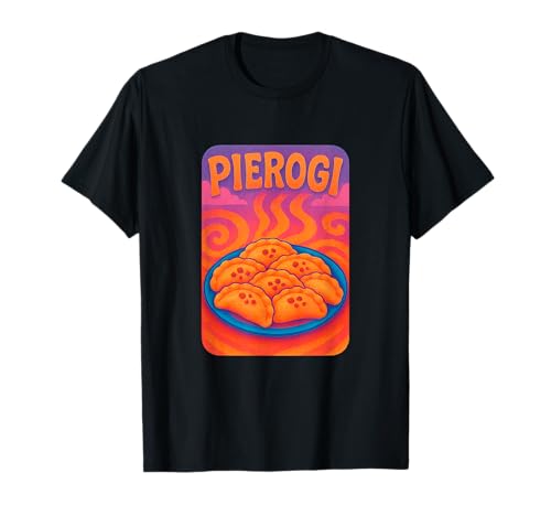 Corro en comida polaca Pierogi Camiseta