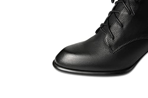 TinaCus Women's Handmade Genuine Leather Selftie Side Zip Up Block Heel Round Toe Cool Ankle Boots3