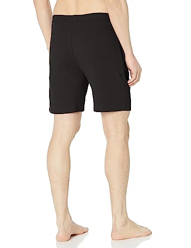 Image of BOSS Men's Waffle Contrast Logo Lounge Shorts