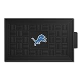 Fanmats 11442 NFL Detroit Lions Vinyl Medallion Door Mat