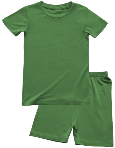 Image of BABY 2T-10Y Toddler Kids Girls Boys Soft Comfy 2pcs Set Short Sleeve Shirts and Pants Sets