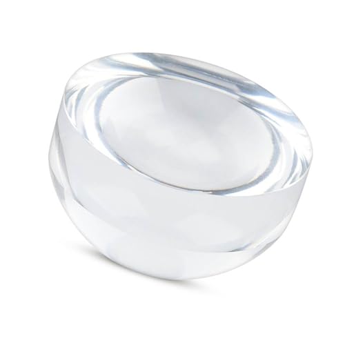 6X Mupaje óptico Domo Lectura Portátil Ladier Limguilador Acrílico Amupar el Lupa Portátil Color del Dominio de la Pisos. No