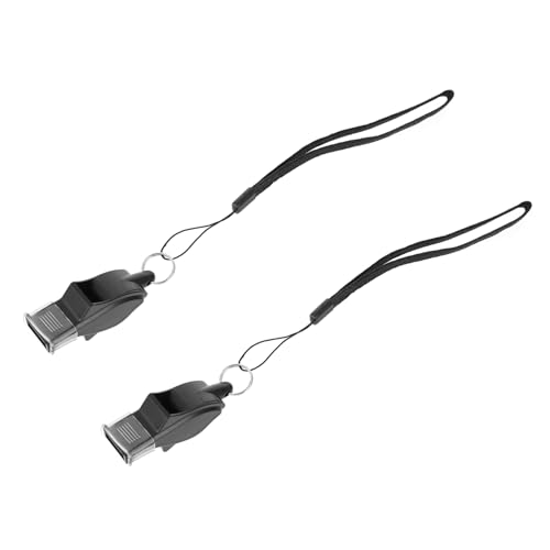 Silbatos deportivos de acero inoxidable HANABASS 2 piezas miniatura 1