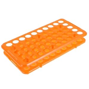 Mobestech QST06 Labor-Gefäßständer 50 Halter Orange