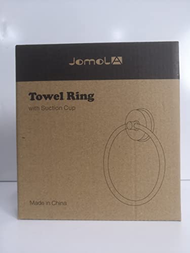 Jomola Towel Ring Suction Towel Holder For Bathroom Stainless Steel Kitchen Towel Rail Rack Drill Free Bath Towel Holder Bathroom Accessories Brushed Finish #TOP7