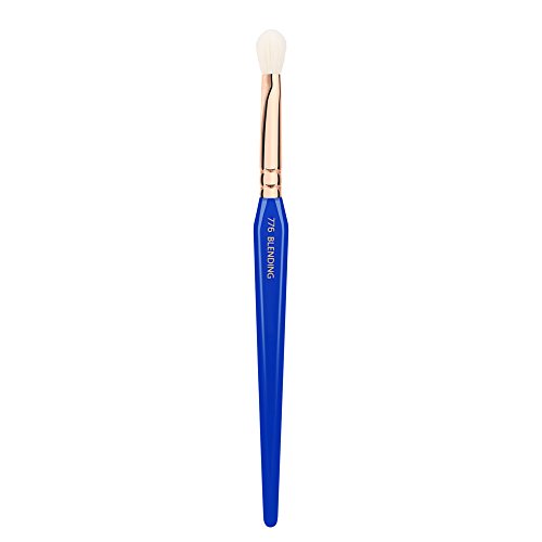 Bdellium Tools Professional Makeup Brush - Golden Triangle 776 Blending - With All Vegan and Soft Synthetic Fibers, For Shading & Blending Powder (Blue, 1pc)