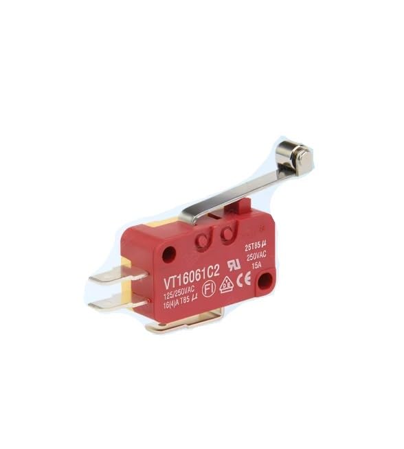 2Pcs VT16001C2 Micro Limit Switch SPDT Snap Action Travel Switch(VT16001C2)