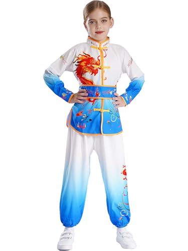 Uniforme de Kung Fu Dragon pour enfant ensemble arts martiaux