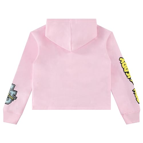 Image of FREEZE Girls' Tom and Jerry Pullover Hoodie and Jogger Sweatpants Clothing Set - Little and Big Girl Sizes 4-16