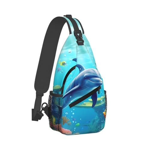 Bolso cruzado para hombre mochila tipo sling negro miniatura 2