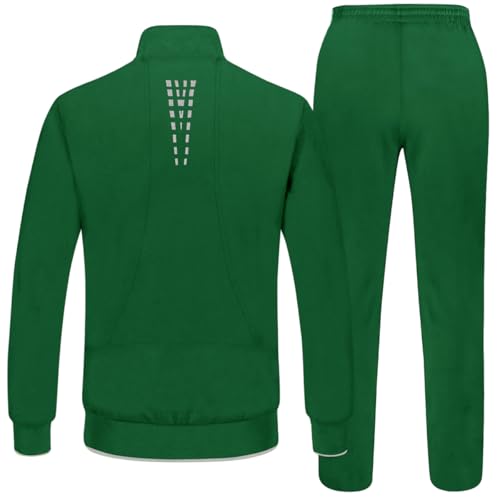 Image of TBMPOY Men's Tracksuit Athletic Sports Casual Full Zip Sweatsuit