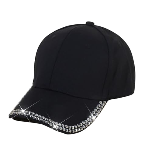 Gorra de Béisbol con Pedrería para Mujer