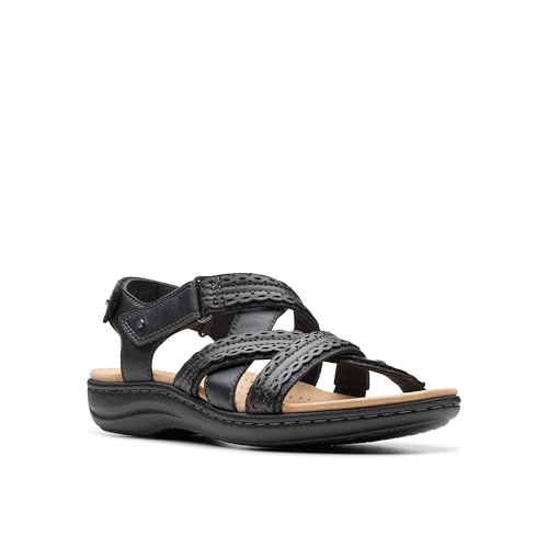 Clarks Collection Women's Laurieann Rena Flat Sandal, Black Combi, 11 Medium US - image 9
