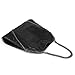 NIDONE Bolsa de Cuero Suave de Gran Capacidad para Mujeres Bolsa de Hombro con Correas de Cadena Negro Bolsa Casual para Las señoras Imagen de NIDONE Bolsa de Cuero Suave de Gran Capacidad para Mujeres Bolsa de Hombro con Correas de Cadena Negro Bolsa Casual para Las señoras