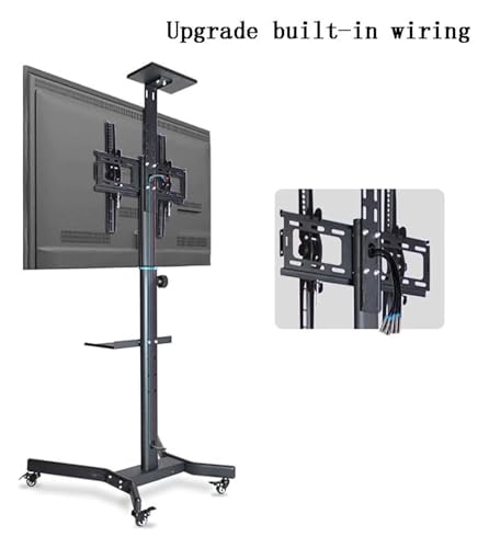 Soporte móvil para TV con ruedas ajustable en altura miniatura 6